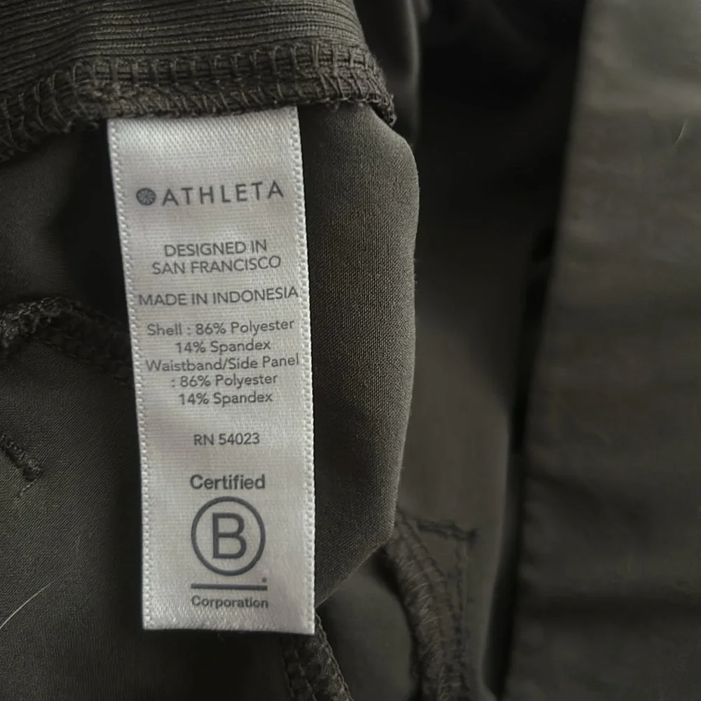 Athleta Brooklyn ankle pants moss size 8 - Picture 7 of 7